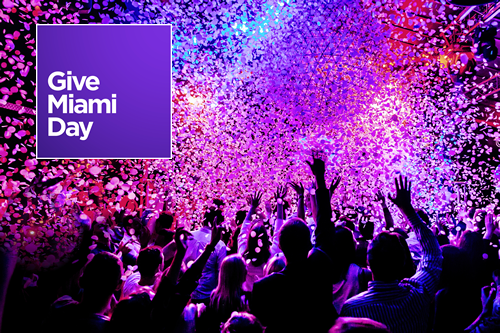 Give Miami Day on ConfettiPurple-GMD22